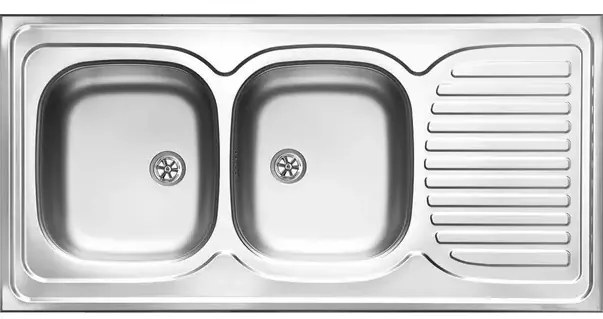 Chiuveta dubla Deante Tango inox satinat 120x60 cm