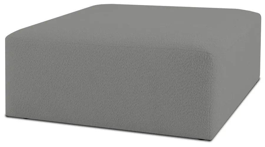 Modul pentru canapea gri cu tapițerie din stofă bouclé Roxy – Scandic