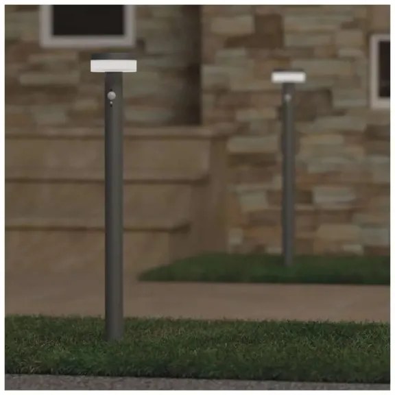 Lampă LED solară cu senzor LED/2W/3,7V 1200 mAh IP44 80 cm