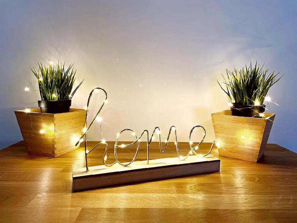 Semn luminos decorativ cu LED "HOME"