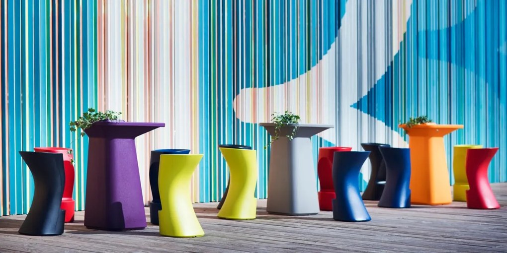 Scaun de bar exterior / interior design modern premium MOMA BAR STOOL 45038A Vondom