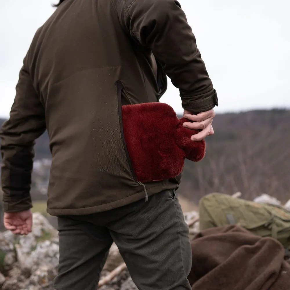 Termofor roșu din micropluș/cocolino 1,8 l Classic – Hugo Frosch