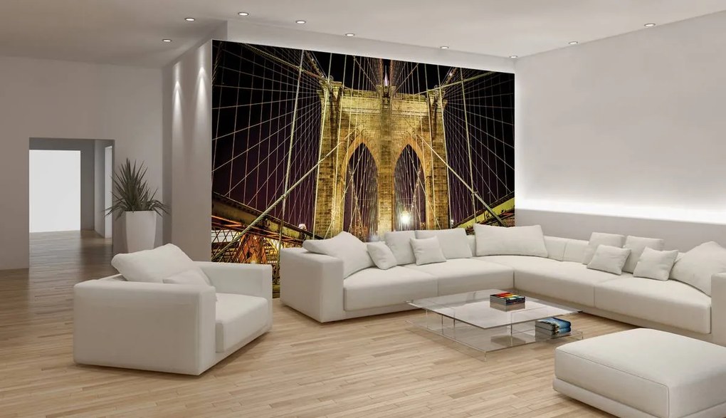 Fototapet - New York City Urban Brooklyn Bridge (152,5x104 cm)