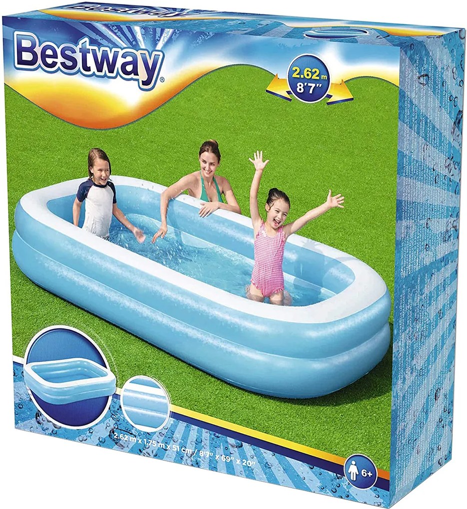 Piscina gonflabila Bestway 262 x 175 x 51 cm