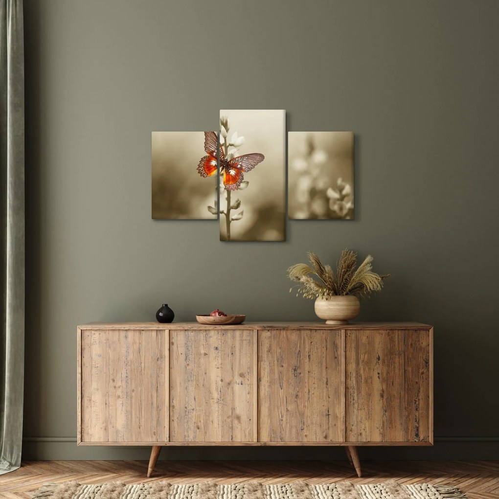 Tablou cu fluture (90x60 cm)