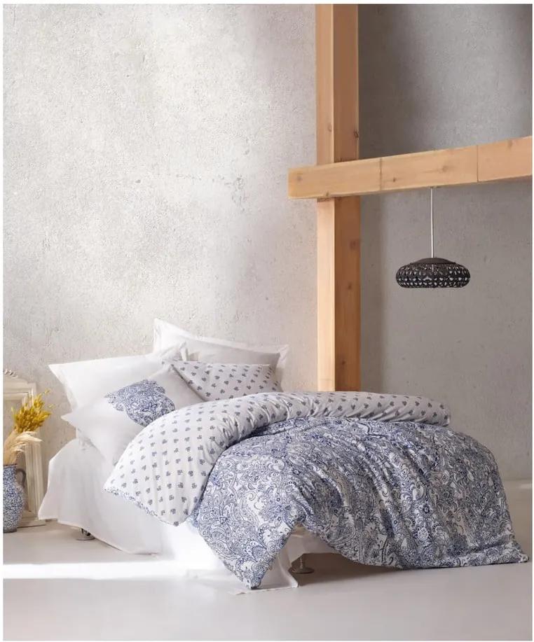 Lenjerie din bumbac pentru pat de o persoană Puresso Azuelo, 140 x 200 cm