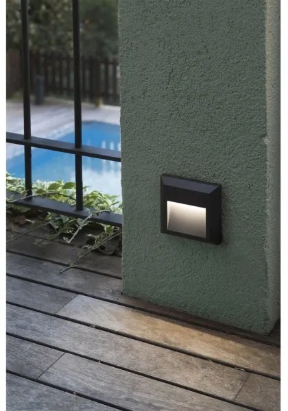 FARO 70655 - Aplică perete exterior LED GRANT-C LED/1W/230V IP65