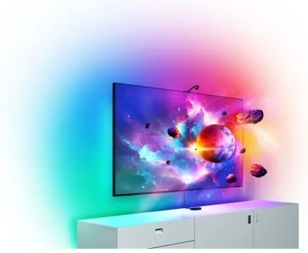 Set pentru reproducerea în oglindă a ecranului 4D Nanoleaf NF082K02-52LS + benzi luminoase 5,2m 85"