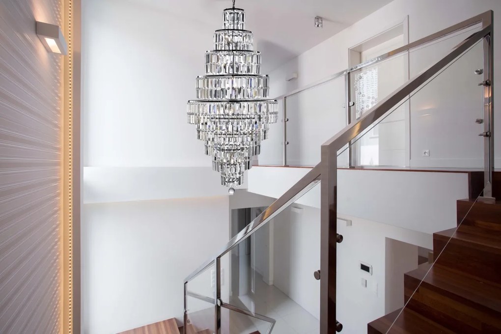 Lustra cristal casa scarii design LUX Empire 13L 1500CC SRT