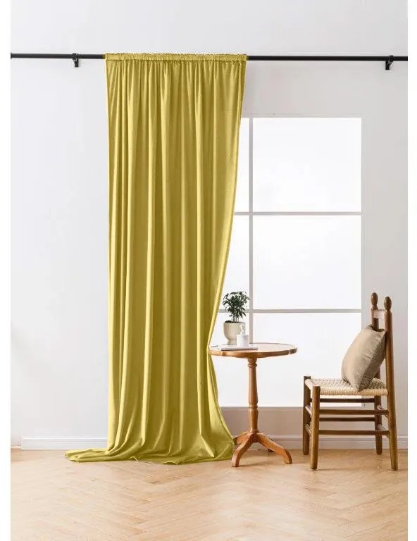Draperie opaca VELVET 140x270 cm, mustar Agatat: Rejansa