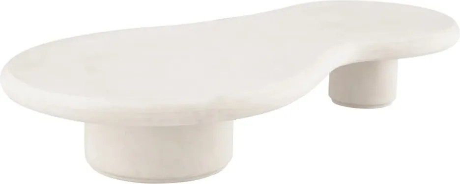 Masuta de cafea design LUX pentru interior si exterior Erato crem