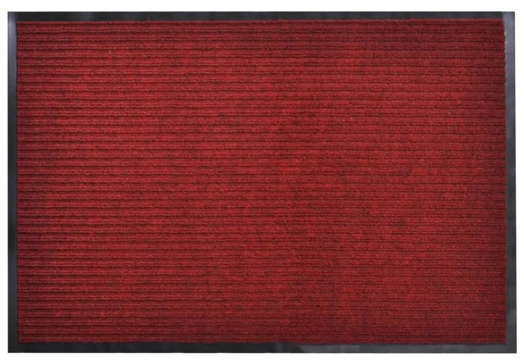 vidaXL Covoraș intrare pvc roșu 90 x 120 cm