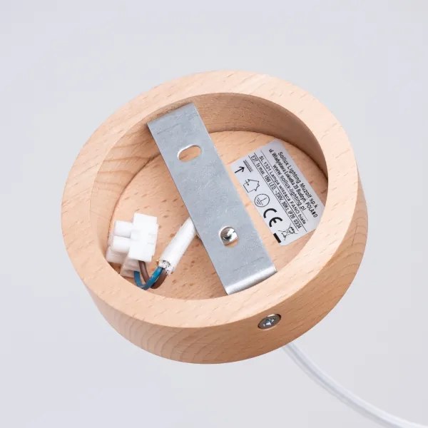 Lustră pe cablu Sollux SL.1321 FANO 1xE27/15W/230V alb