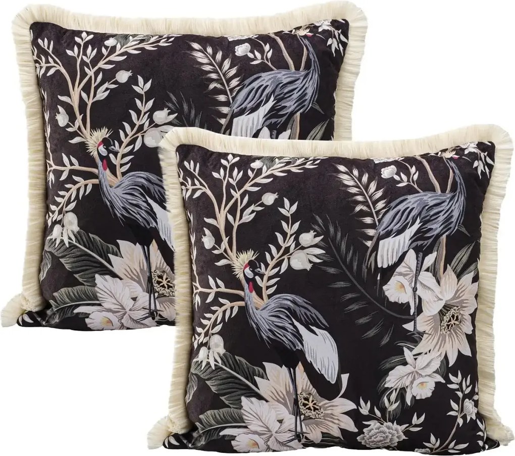 Set fata de perna  decorativa 2 buc,Homs ,seria oz,43 x 43 cm.50041