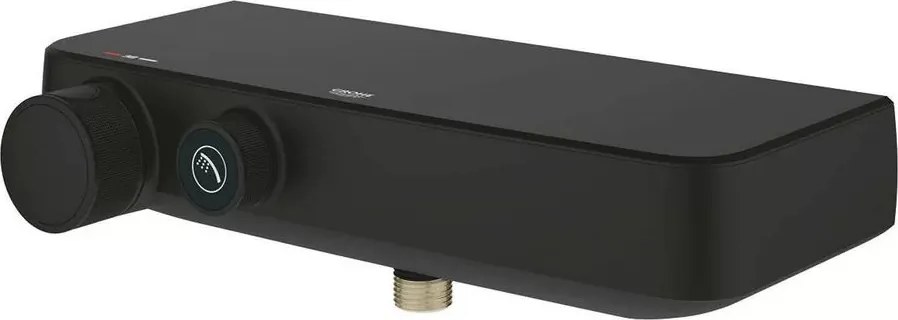 Baterie dus negru mat Grohe Grohtherm SmartControl