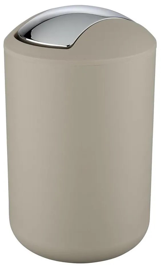 WENKO 21222100 - Coș BRASIL 19,5 x 31 cm bej/crom lucios