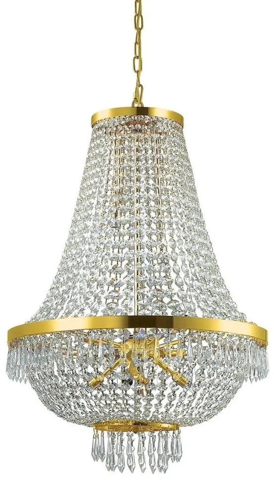 Lustra design elegant casa scarii CAESAR SP12 ORO 114743
