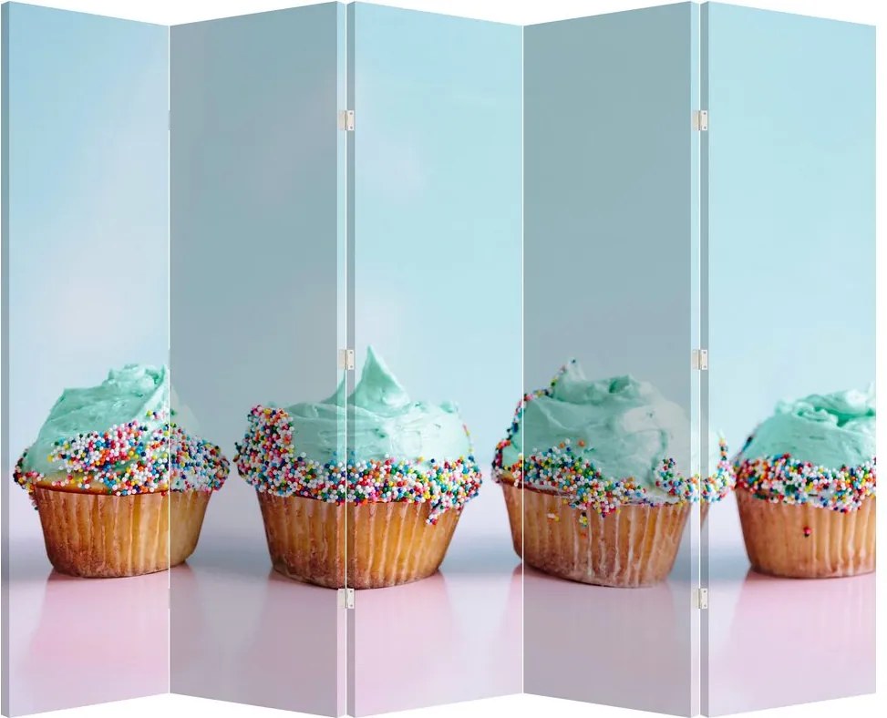 Paravan - Cupcakes (210x170 cm)