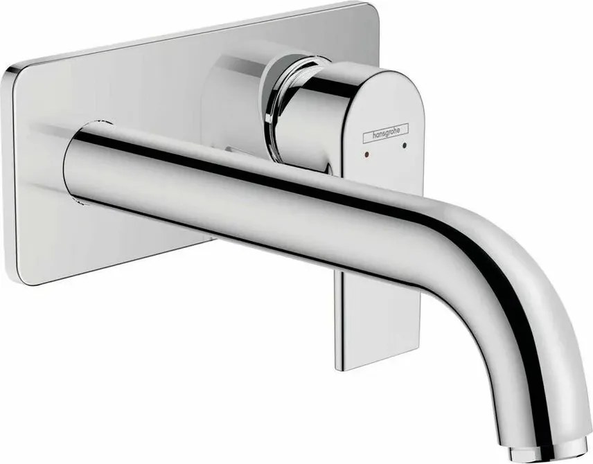 Baterie lavoar incastrata Hansgrohe Vernis Shape pipa 20 cm crom lucios fara corp ingropat