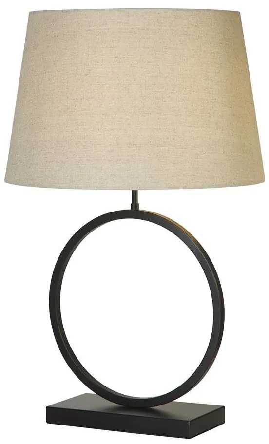 Veioza/Lampa de masa decorativa Elegant negru/natural