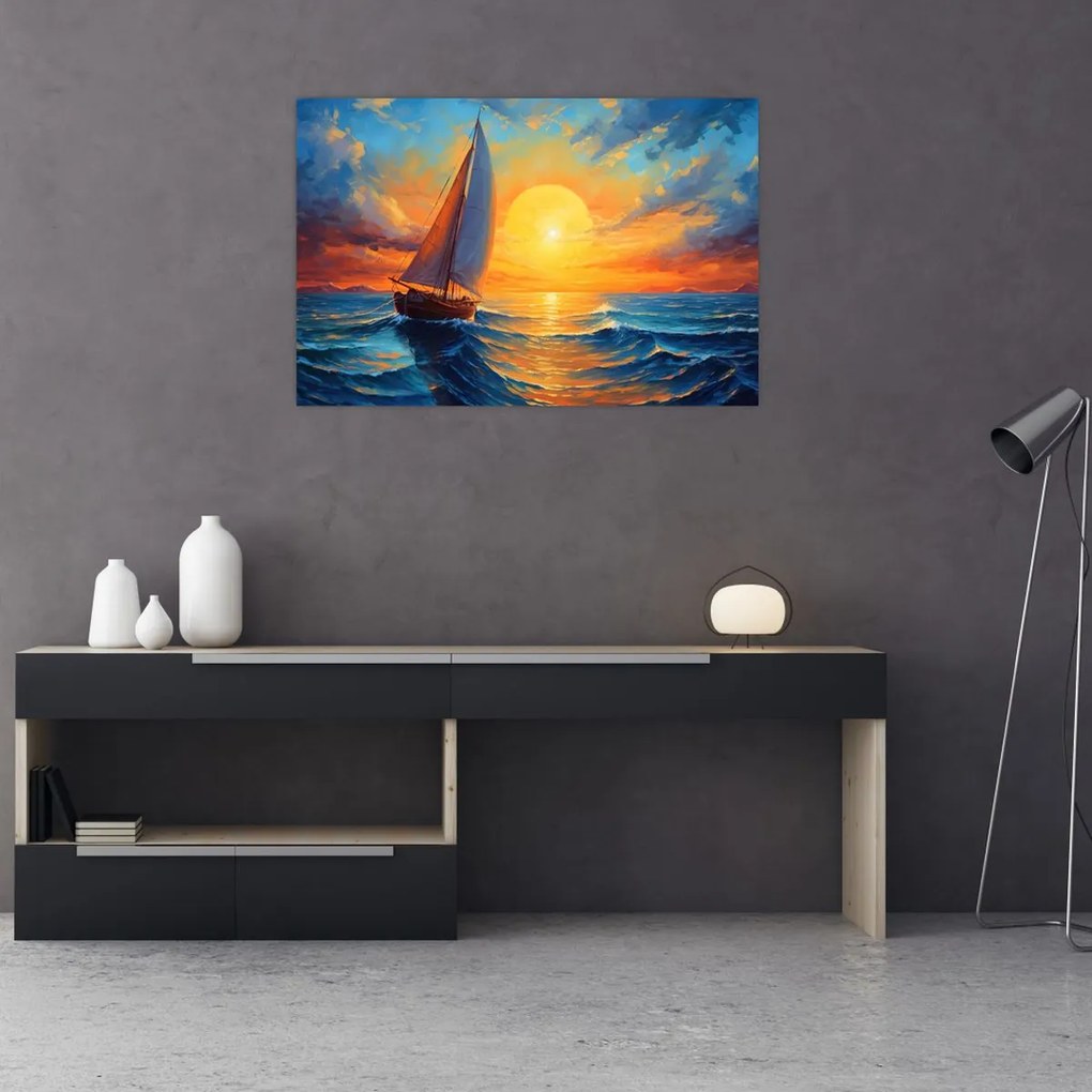 Tablou - Sailboats (90x60 cm)