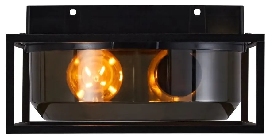 Plafoniera exterior IP44 design modern Griffin Smoked
