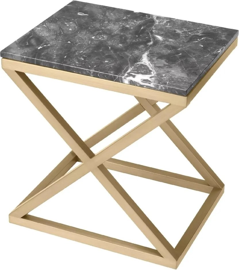 Masuta auxiliara design LUX Criss Cross 56x46cm