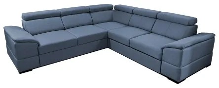 Colțar extensibil universal GRANADA cu spațiu de depozitare, albastru