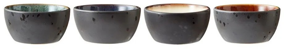 Boluri mici negre 4 buc. pentru servire din ceramică 200 ml Gastro Black/Mix – Bitz