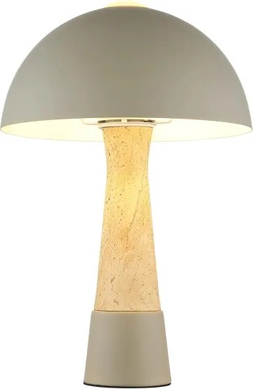 Globo 51070110 - Lampă de masă PAULIN 1xE27ILLU/40W/230V gri