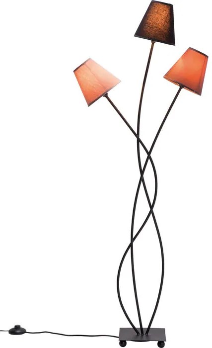 Designul câinilor Lampă de podea Kare Design Flexible Mocca