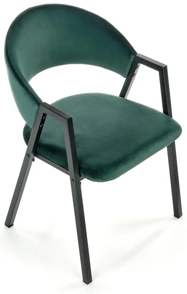 Scaun de bucaterie Zayne, verde/negru
