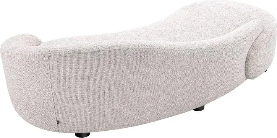 Canapea design LUX cu spatar rotunjit Rivolo, Lyssa off-white