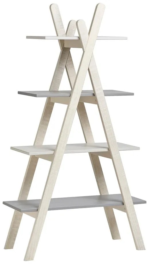 Bibliotecă Marckeric Sia, gri - alb