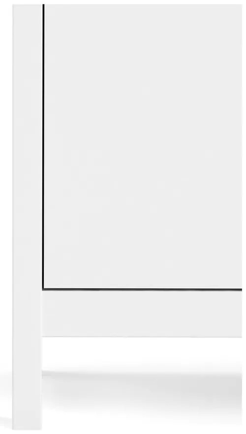 Comodă albă joasă 82x80 cm Madrid – Tvilum