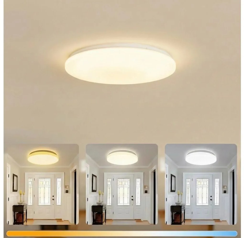 Brilagi - Plafonieră LED MILKY WAY, 24 W, 230 V, 3000/4000/6500 K, Ø 38 cm