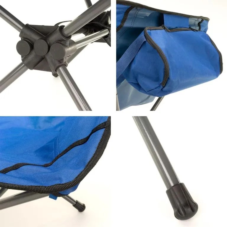 Set de scaune de camping, albastru