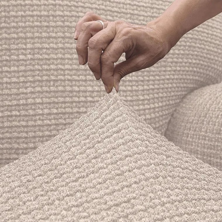 Nueva Textura Huse super elastice RUBINIA smântânii fotoliu triplu (l. 180 - 230 cm)