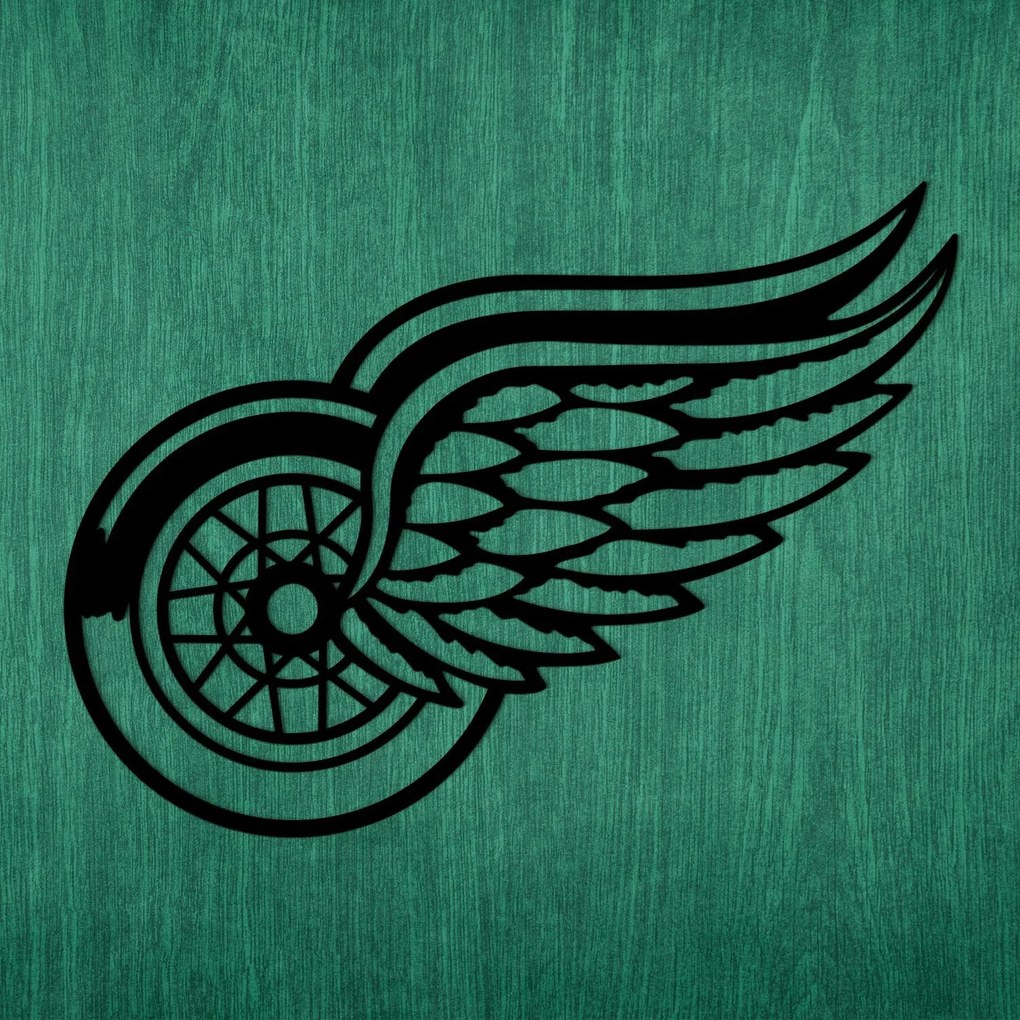 DUBLEZ | Logo din lemn - Detroit Red Wings
