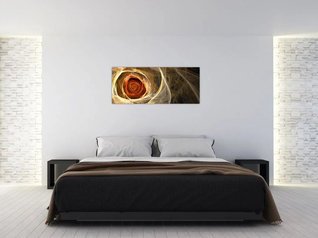 Tablou - Trandafir sufletului artistic (120x50 cm)