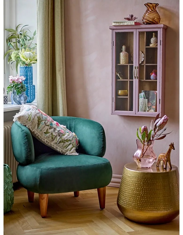 Măsuță de cafea aurie rotundă din metal ø 50 cm Avola – Bloomingville