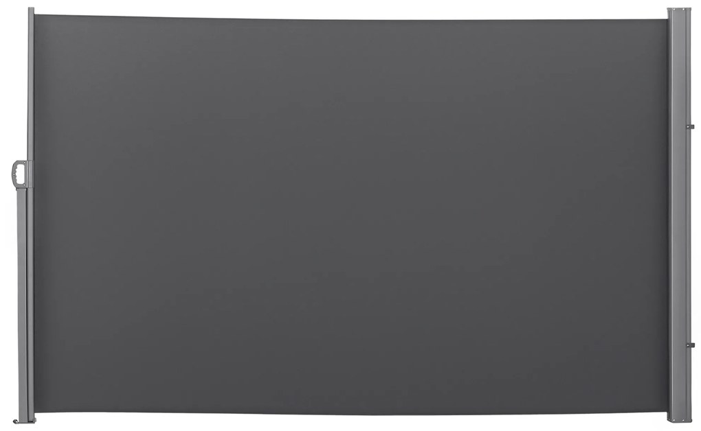 Outsunny Paravan Lateral Retractabil cu Mâner și Anti UV, 300x180 cm, Gri | Aosom Romania