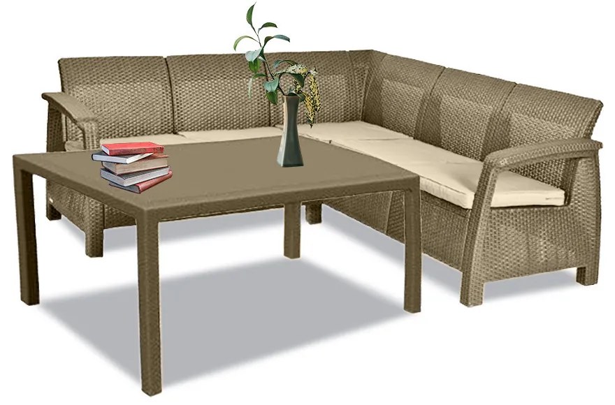 Set de mobilier de grădină Corfu Relax cu masă melodică