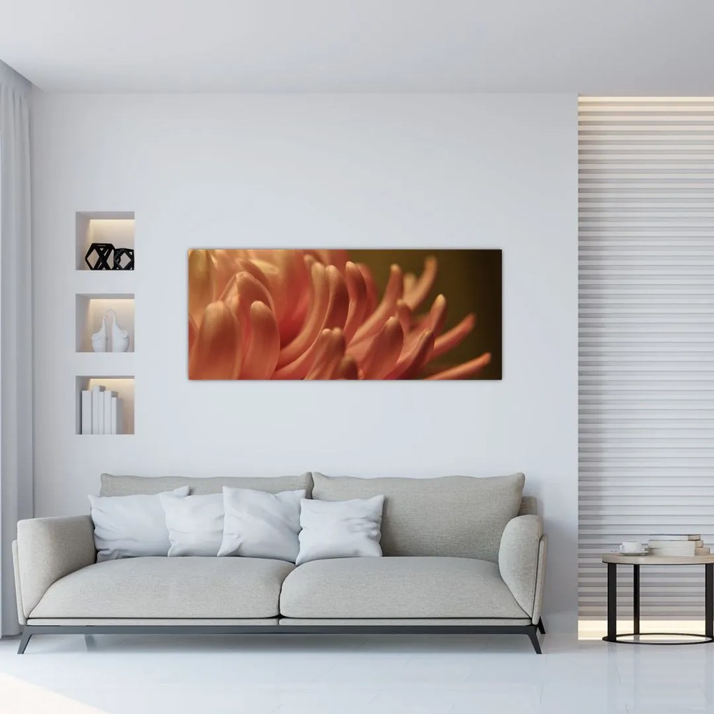 Tablou cu detailu florii (120x50 cm)