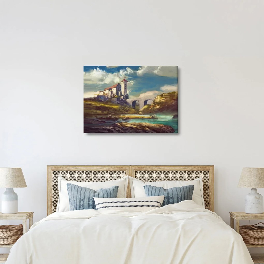 Tablou - Castelul medieval (70x50 cm)