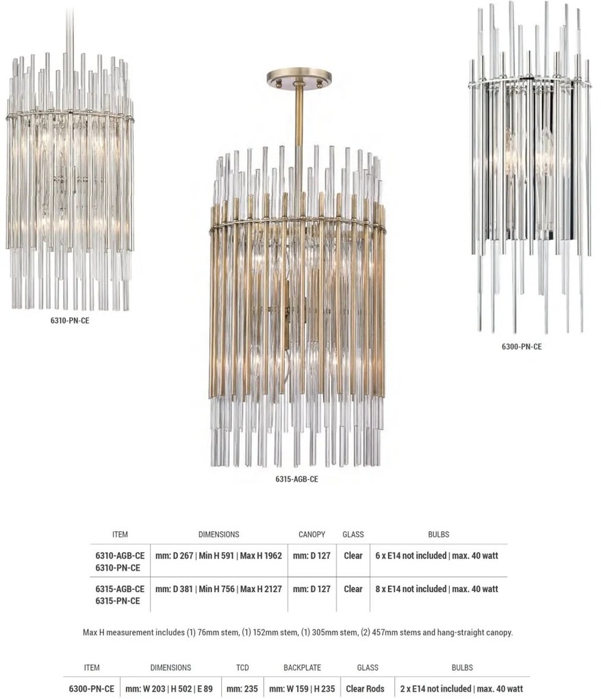 Lustra suspendata LUX, design elegant, WALLIS alama antichizata, cu 8 surse de lumina
