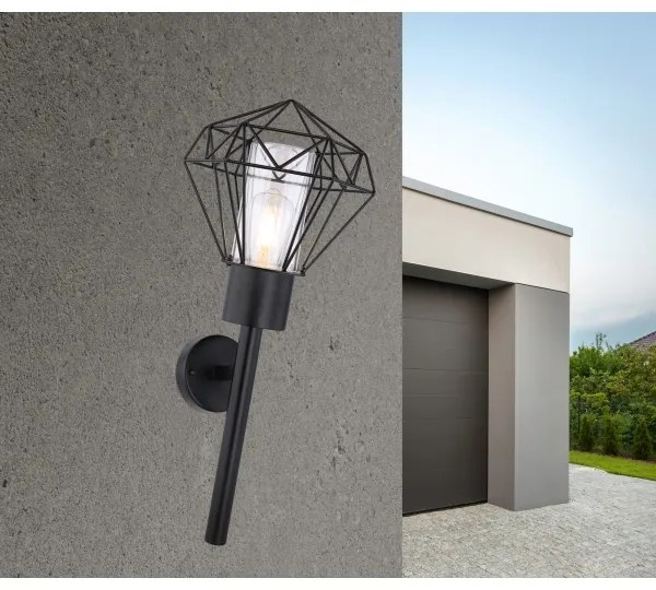 Aplică de exterior Globo 31355W HORACE 1xE27/15W/230V IP44