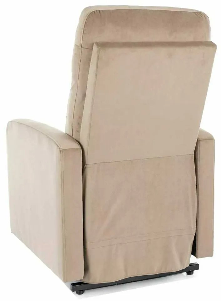 Scaun reclinabil Lennox II Velvet, bej