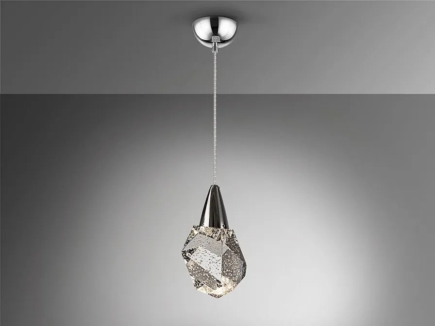 Lustra / Pendul LED design modern decorativ Aquaria crom