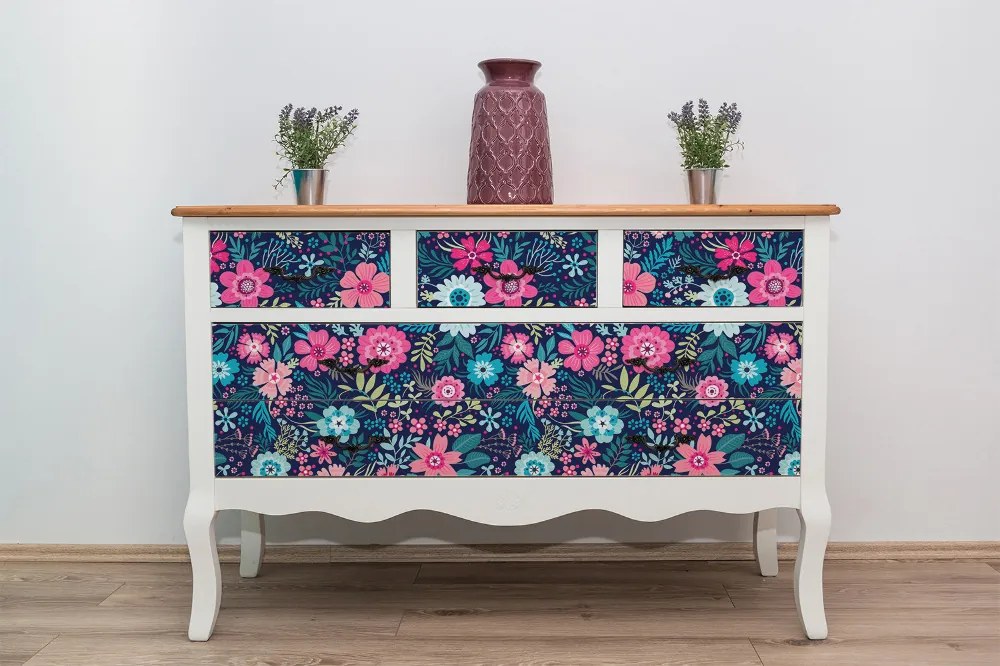 Autocolant mobila Model floral